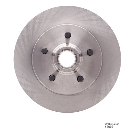 Dynamic Friction Co Brake Rotor, Front, 600-48009 600-48009